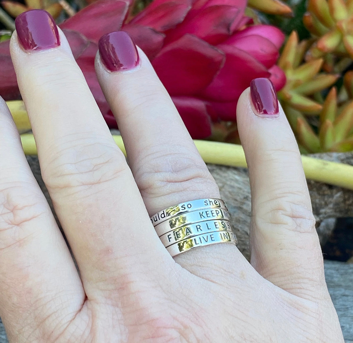 She Believed She Could So She Did Sterling Silver Ring