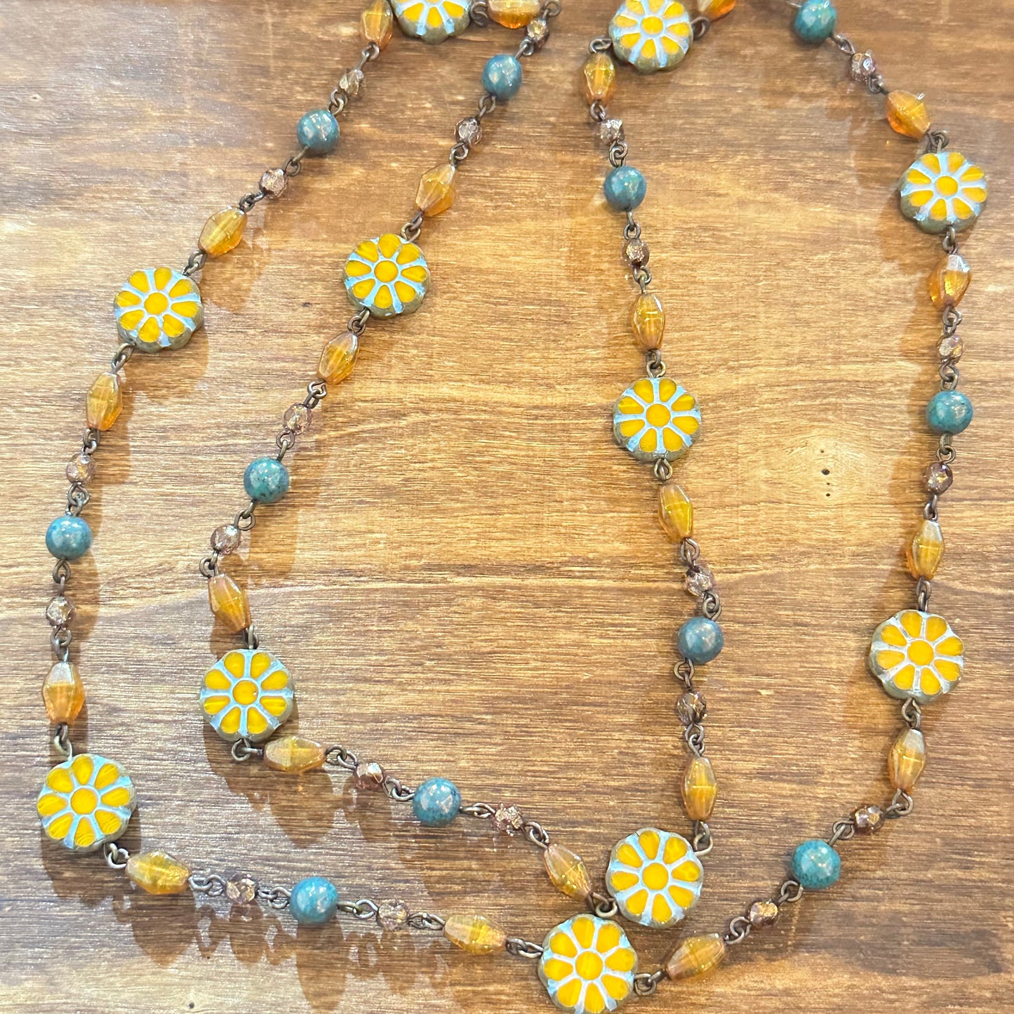 30” Boho Sun Necklace