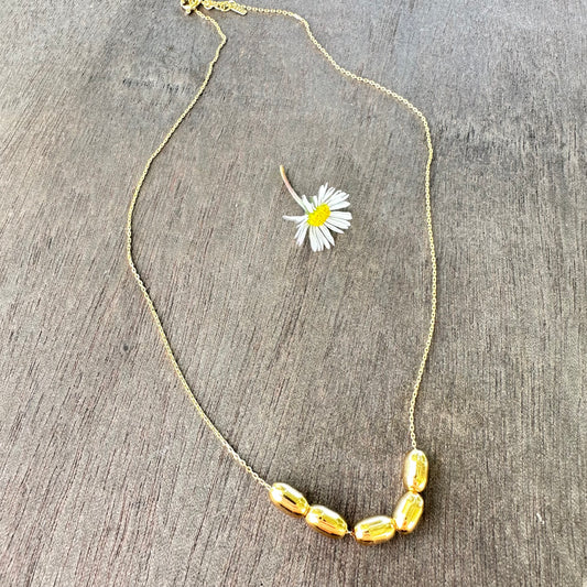 Vermeil Gold Necklace (16”-17”)