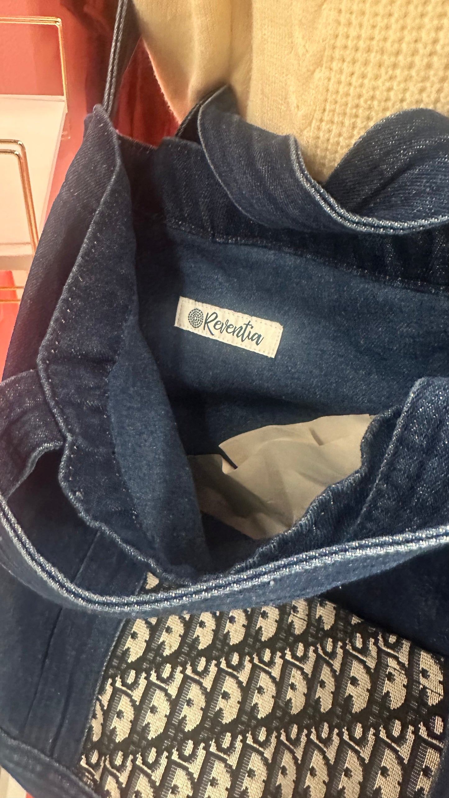 Handmade Large Denim Bag