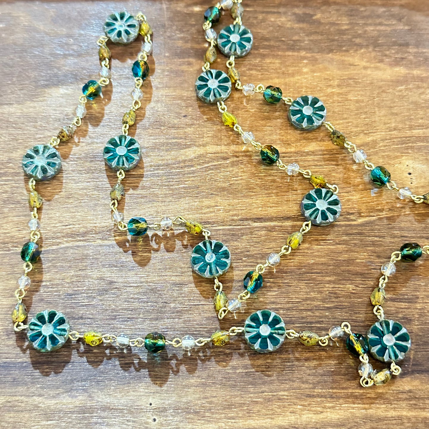 30” Boho Diasy Necklace