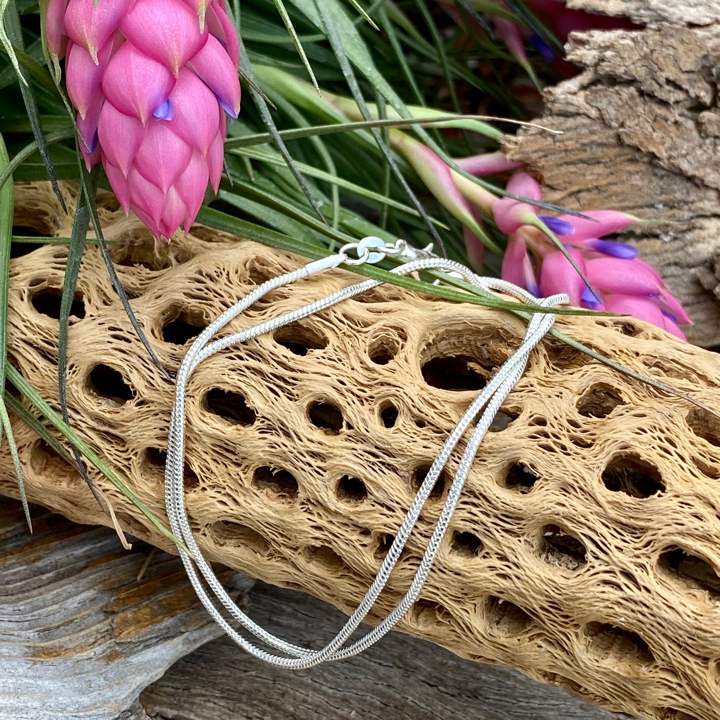 AC-0100 Sterling Silver Snake Chains (2mm)