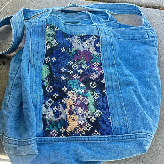 Handmade Fully Lined Denim Bag