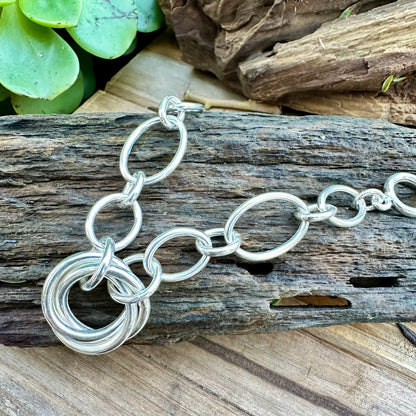 B0323 Sterling Silver Toggle Bracelet