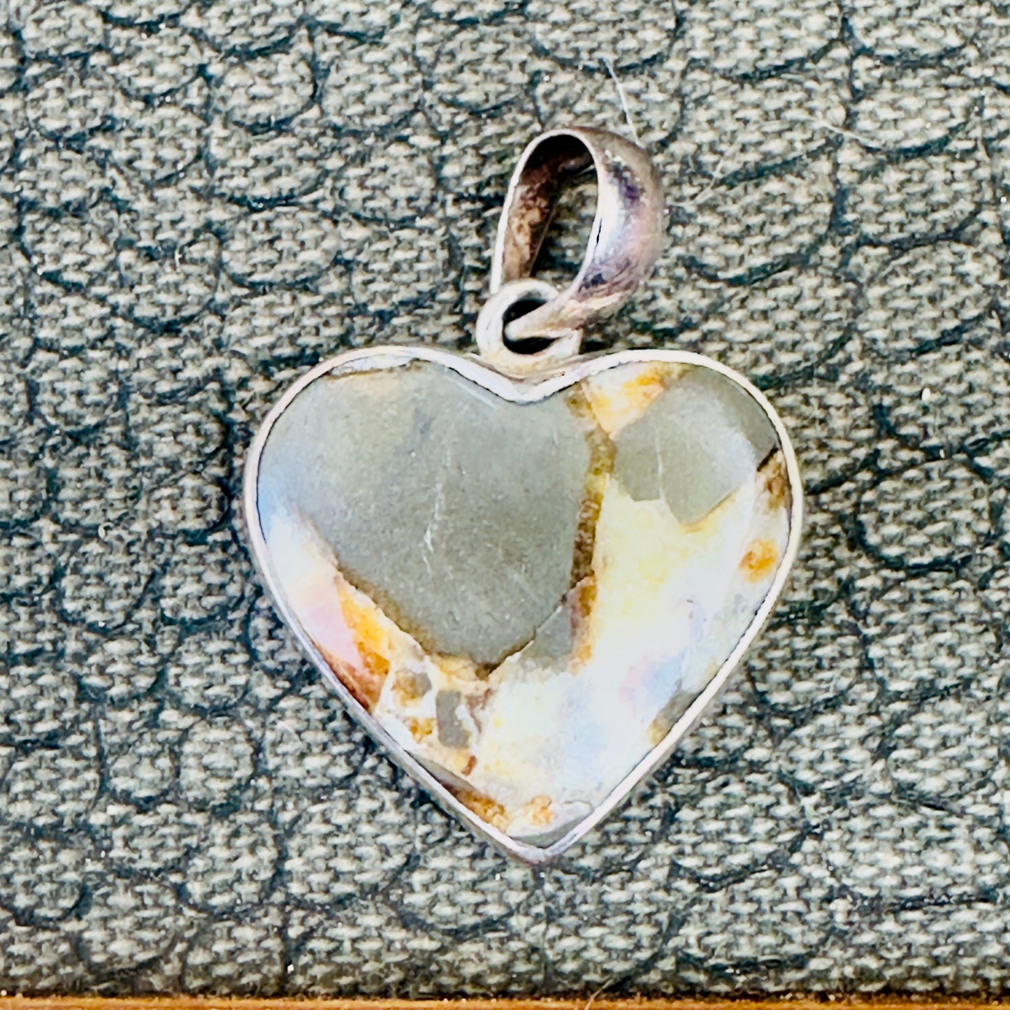 Sale - 1.4"  Separtarian Sterling Silver Pendant Necklace (18") (Copy)
