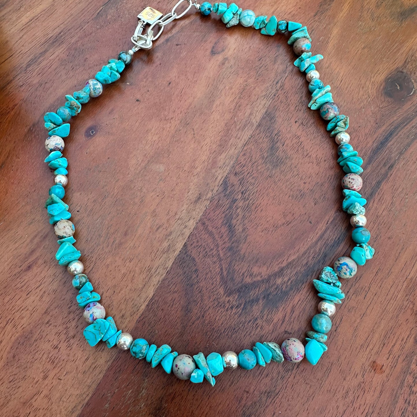 Turquoise Gold Filled Necklace