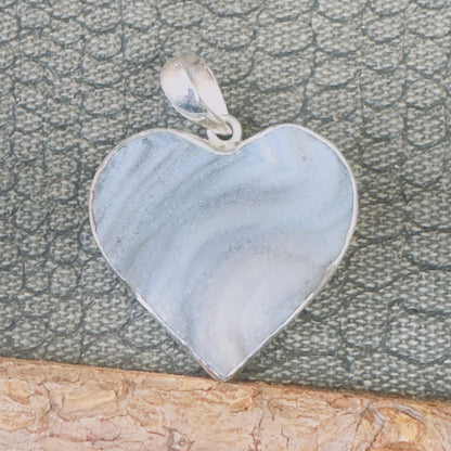 Sale -  1.8"  Druzy Sterling Silver Pendant Necklace (18")