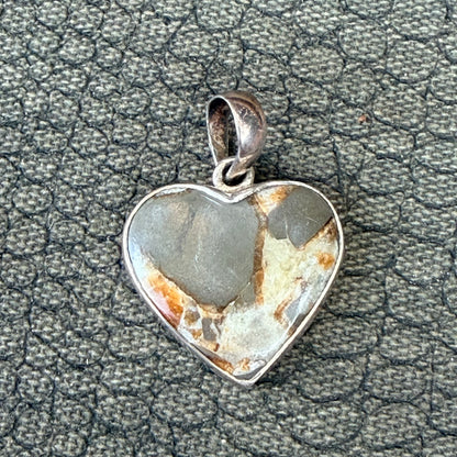 Sale - 1.4"  Separtarian Sterling Silver Pendant Necklace (18") (Copy)