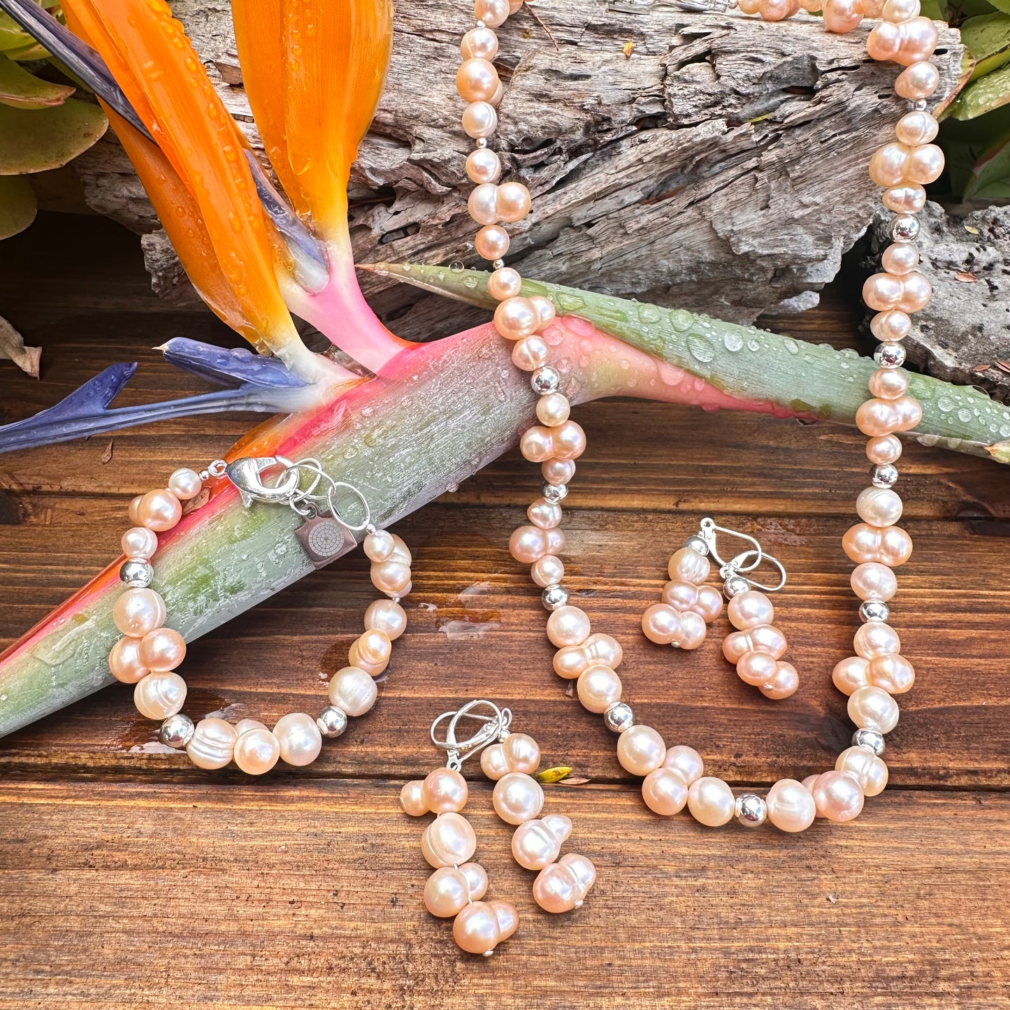 Pearl Sterling Necklace (18”-20”)