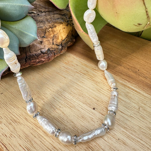 Baroque Pearl  Necklace (18”-20”)